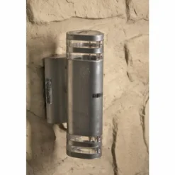 Applique murale d'extérieur Konstsmide MODENA Acier inoxydable, 2 lumières