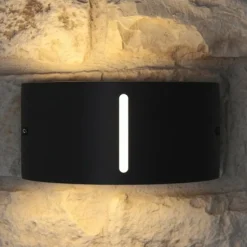 Applique murale d'extérieur LUTEC BONN Anthracite, 1 lumière