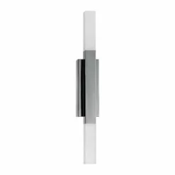 Luminaires Eglo Éclairage Led|Applique murale Eglo ALCUDIA LED Chrome, 2 lumières