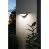 Applique murale Eglo BELCREDA LED Anthracite, 1 lumière, Détecteur de mouvement