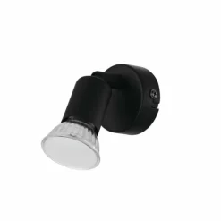 Luminaires Eglo Éclairage Led|Applique murale Eglo BUZZ-LED Noir, 1 lumière