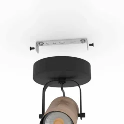 Luminaires Eglo Éclairage Led|Applique murale Eglo CAYUCA LED Noir, 1 lumière