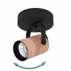 Luminaires Eglo Éclairage Led|Applique murale Eglo CAYUCA LED Noir, 1 lumière