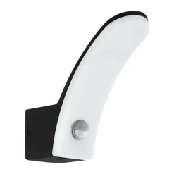 Applique murale EGLO FIUMICINO LED Noir, 1 lumière, Détecteur de mouvement