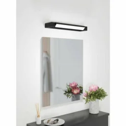 Luminaires Eglo Éclairage Led|Applique murale Eglo GEMILIANA LED Noir, 1 lumière