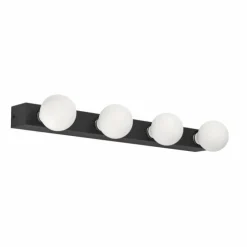 Luminaires Eglo Appliques|Applique murale Eglo GUANAL Noir, 4 lumières