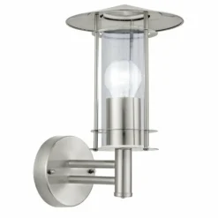 Applique murale Eglo LISIO Acier inoxydable, 1 lumière