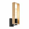 Luminaires Eglo Appliques|Applique murale Eglo LITTLETON Noir, 1 lumière