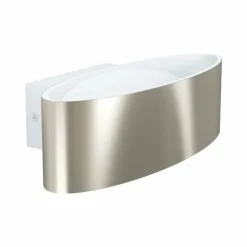Luminaires Eglo Éclairage Led|Applique murale EGLO MACCACARI LED Nickel mat, Blanc, 1 lumière