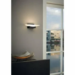 Luminaires Eglo Éclairage Led|Applique murale Eglo METRASS LED Noir, 1 lumière