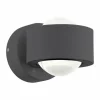 Luminaires Eglo Éclairage Led|Applique murale Eglo ONO 2 LED Anthracite, 2 lumières
