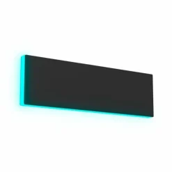Luminaires Eglo Éclairage Led|Applique murale Eglo RGBIC LED Noir, 1 lumière, Télécommandes, Changeur de couleurs