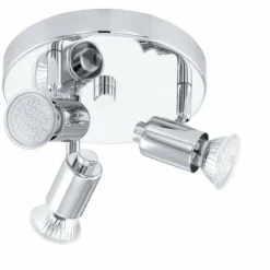 Luminaires Eglo Éclairage Led|Applique murale Eglo Rosaro 1 LED Chrome, 3 lumières