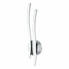 Luminaires Eglo Éclairage Led|Applique murale Eglo VALMORA LED Chrome, 2 lumières