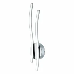 Luminaires Eglo Éclairage Led|Applique murale Eglo VALMORA LED Chrome, 2 lumières