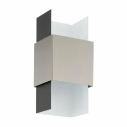 Luminaires Eglo Appliques|Applique murale Eglo VENTOSA LED Nickel mat, Noir, Blanc, 2 lumières