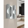 Luminaires Eglo Éclairage Led|Applique murale Eglo-Leuchten ZINACUA LED Argenté, 4 lumières