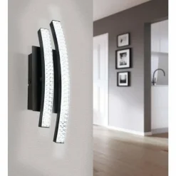 Luminaires Eglo Éclairage Led|Applique murale Eglo-Leuchten LEJIAS LED Noir, 1 lumière