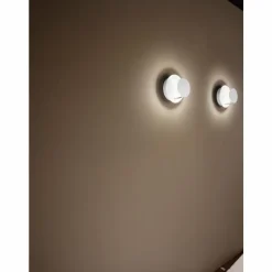 Luminaires Fabas Luce Éclairage Led|Applique murale Fabas Luce Fullmoon LED Blanc, 1 lumière