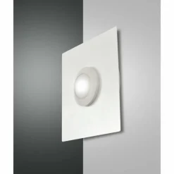Luminaires Fabas Luce Éclairage Led|Applique murale Fabas Luce Swan LED Blanc, 1 lumière