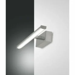 Luminaires Fabas Luce Éclairage Led|Applique murale Fabas Luce Nala LED Chrome, 1 lumière