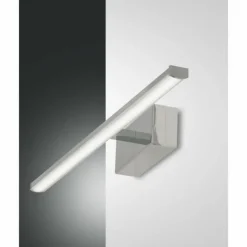Luminaires Fabas Luce Éclairage Led|Applique murale Fabas Luce Nala LED Chrome, 1 lumière