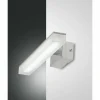 Luminaires Fabas Luce Appliques|Applique murale Fabas Luce Saura LED Chrome, 1 lumière