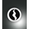 Luminaires Fabas Luce Éclairage Led|Applique murale Fabas Luce Ceva LED Noir, Blanc, 1 lumière