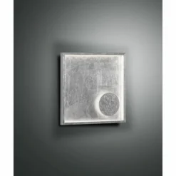 Luminaires Fabas Luce Éclairage Led|Applique murale Fabas Luce Fano LED Argenté, 1 lumière