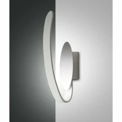 Luminaires Fabas Luce Éclairage Led|Applique murale Fabas Luce Levanto LED Blanc, 1 lumière