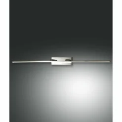 Luminaires Fabas Luce Éclairage Led|Applique murale Fabas Luce Nala LED Chrome, 1 lumière