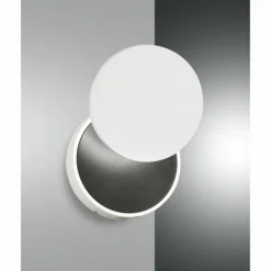Luminaires Fabas Luce Éclairage Led|Applique murale Fabas Luce Ara LED Blanc, 1 lumière