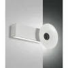 Luminaires Fabas Luce Appliques|Applique murale Fabas Luce Aretha LED Blanc, 1 lumière