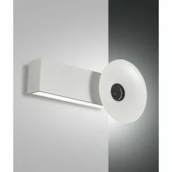 Luminaires Fabas Luce Appliques|Applique murale Fabas Luce Aretha LED Blanc, 1 lumière