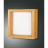 Luminaires Fabas Luce Éclairage Led|Applique murale Fabas Luce Window LED Brun, 1 lumière