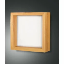 Luminaires Fabas Luce Éclairage Led|Applique murale Fabas Luce Window LED Brun, 1 lumière