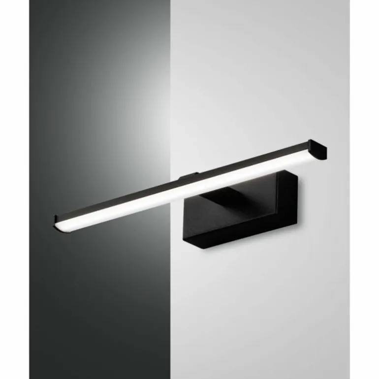 Applique murale Fabas Luce Nala LED Noir, 1 lumière