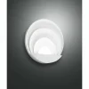 Luminaires Fabas Luce Appliques|Applique murale Fabas Luce Sunrise Blanc, 1 lumière