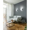 Luminaires Fabas Luce Éclairage Led|Applique murale Fabas Luce Shield LED Blanc, 1 lumière