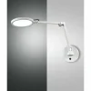 Luminaires Fabas Luce Appliques|Applique murale Fabas Luce Regina LED Blanc, 1 lumière