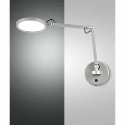Luminaires Fabas Luce Appliques|Applique murale Fabas Luce Regina LED Aluminium, 1 lumière