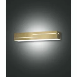Luminaires Fabas Luce Éclairage Led|Applique murale Fabas Luce Banny LED Laiton, 1 lumière