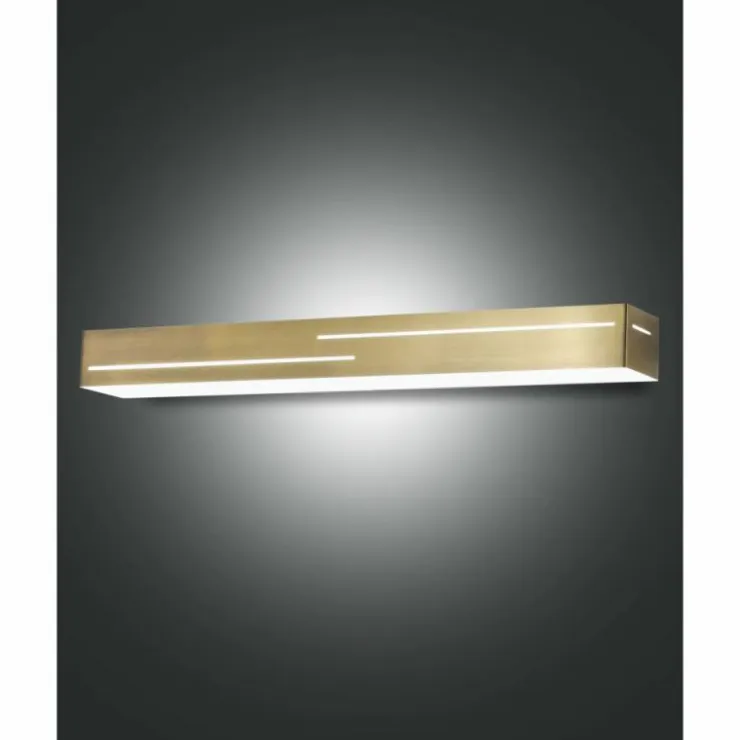 Luminaires Fabas Luce Éclairage Led|Applique murale Fabas Luce Banny LED Laiton, 1 lumière