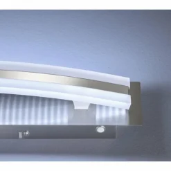 Luminaires Fischer & Honsel Appliques|Applique murale Fischer & Honsel Kos TW LED Nickel mat, 1 lumière