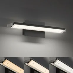 Luminaires Fischer & Honsel Éclairage Led|Applique murale Fischer & Honsel Pare TW LED Noir, 1 lumière