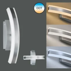 Luminaires Fischer & Honsel Appliques|Applique murale Fischer & Honsel Stiff TW LED Aluminium, 1 lumière