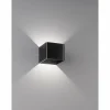 Luminaires Fischer & Honsel Éclairage Led|Applique murale Fischer & Honsel Dan LED Noir, 1 lumière