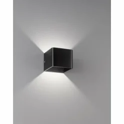 Luminaires Fischer & Honsel Éclairage Led|Applique murale Fischer & Honsel Dan LED Noir, 1 lumière