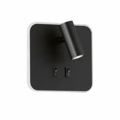 Luminaires Fischer & Honsel Appliques|Applique murale Fischer & Honsel Mila LED Noir, 1 lumière