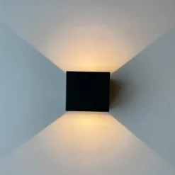 Luminaires Fischer & Honsel Éclairage Led|Applique murale Fischer & Honsel Thore LED Noir, 2 lumières